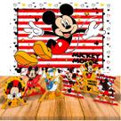 Kit Festa Mickey Mouse Decoração Painel Gigante + 6 Display