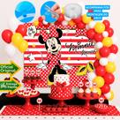 Kit Festa Minnie Vermelha Decoração anive Painel +150 Balões