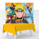 Kit festa Naruto Decoração Anive Toalha Amarela + Painel TNT Kit festa Naruto Decoração Anive Toalha Amarela + Painel TNT