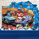 Kit Festa Ouro Carros De Corrida- IMPAKTO VISUAL