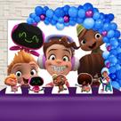 Kit Festa Ouro Mini Beats Power Rockers - IMPAKTO VISUAL Kit Festa Ouro Mini Beats Power Rockers - IMPAKTO VISUAL