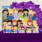 Kit Festa Ouro Princesas Baby Cute - IMPAKTO VISUAL