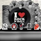 Kit Festa Ouro Rock n Rol - IMPAKTO VISUAL