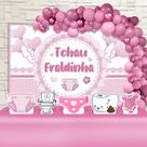 Kit Festa Ouro Tchau Fraldinha Rosa - IMPAKTO VISUAL Kit Festa Ouro Tchau Fraldinha Rosa - IMPAKTO VISUAL