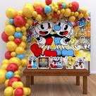 Kit Festa Painel Ouro Cuphead - IMPAKTO VISUAL