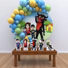 Kit Festa Painel Redondo Boi Da Cara Preta - IMPAKTO VISUAL