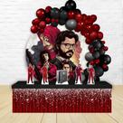 Kit Festa Painel Redondo La Casa De Papel - IMPAKTO VISUAL