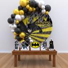 Kit Festa Painel Redondo PERSONALIZADO Batman 02 - IMPAKTO VISUAL