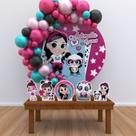 Kit Festa Painel Redondo PERSONALIZADO Luluca- IMPAKTO VISUAL Kit Festa Painel Redondo PERSONALIZADO Luluca- IMPAKTO VISUAL