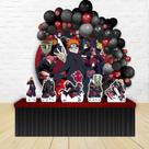 kit festa painel redondoDecoração Akatsuki 1,50 Diâmetro