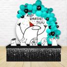 kit festa painel redondoDecoração Flork Stickman 1,50 Diâmetro