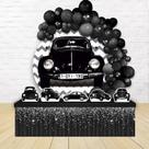 kit festa painel redondoDecoração Fusca Preto 1,50 Diâmetro