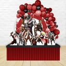 kit festa painel redondoDecoração God Of War