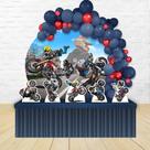 kit festa painel redondoDecoração Motos Grau Moto Empinando 1,50 Diâmetro