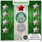 Kit FESTA PALMEIRAS Cortinas Metalizadas + Balões Estrelas 9" Kit FESTA PALMEIRAS Cortinas Metalizadas + Balões Estrelas 9"
