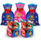 Kit Festa Patrulha Canina Decora 50 Forminhas +8 Sacolas