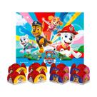 Kit festa Patrulha canina Painel Gigante + 50 Forminhas