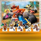 KIT Festa Prata Crash Bandicoot - IMPAKTO VISUAL KIT Festa Prata Crash Bandicoot - IMPAKTO VISUAL