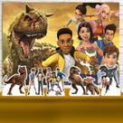 KIT Festa Prata Jurassic World Acampamento Jurássico - IMPAKTO VISUAL