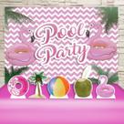 KIT Festa Prata Pool Party Rosa - IMPAKTO VISUAL