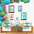 Kit Festa Pronta Decoração Monstros S.A. Pixar - 40 unid