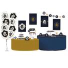 Kit Festa Pronta Decoração Remo Leão Azul - 62 unid Kit Festa Pronta Decoração Remo Leão Azul - 62 unid