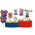 Kit Festa Pronta Decoração Superman C/ 62 Itens - Festcolor