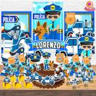 Kit Festa Pronta Polícia Infantil *78 itens* - Lembrancinhas tema Policial