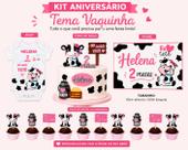 KIT FESTA SÓ UM BOLINHO VAQUINHA Eu amo Tetê MENINA e MENINO mesversário Enviar Nome Idade IMEDIATAMENTE