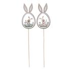 Kit Festivo com 6 Picks Decorativos de Páscoa em Cores Sortidas