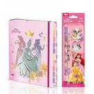 Kit Fichário Princesas Universitário A4 Dac Original 48Fls com 10 Divisorias Coloridas+ Kit Escolar Princesas