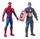 Kit figura boneco homem aranha e capitão américa titan hasbro Kit figura boneco homem aranha e capitão américa titan hasbro