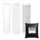 Kit Filtro Água 3 Estágios Royal B&B Cloro SPPF-2M10CTO 1000lh Branco