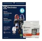 Kit Filtro Ar Hepa EQUIPT01 / EQUIPT02 + Kit c/ 3 Sacos descartáveis Aspirador Electrolux Kit Filtro Ar Hepa EQUIPT01 / EQUIPT02 + Kit c/ 3 Sacos descartáveis Aspirador Electrolux