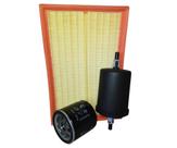 Kit filtro ar motor oleo combustivel spacefox ea111 1.6 2006 2007 2008