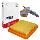 Kit Filtro Ar, Vela Biz 125 2009 Á 2010