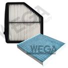 Kit filtro cabine ar condicionado com carvao e ar motor - hrv 2015 a 2018 - kit01092