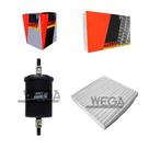 Kit Filtro Combustivel Filtro Cabine Sem Carvao - City 1.5 16V 2014 A 2015 - Fci1660 / Akx1939 / Kit01540