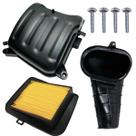 Kit Filtro De Ar Condutor Tampa Honda Cg Titan Start Fan 160