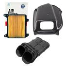 Kit Filtro de Ar, Tampa e Duto Bros 160 25-26, Xre 190 25-26