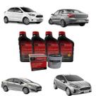 Kit Filtro de Óleo Blindado E Óleo Motor 5w20 PARA O FORD Ka E New Fiesta