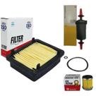 Kit Filtro Oleo + Filtro Ar E Combustivel Fazer 250 16 Á 17
