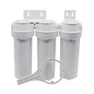 Kit Filtro Triplo BBI 9.3/4" Branco PT230BR para Fabricação de Cerveja Artesanal Estágios de Filtragem em Polipropileno