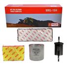 Kit Filtro Troca Completa Wega WKL184 Chevrolet Celta Prisma Com ar 1.0 1.4 8V 4 Cilindro