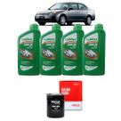 Kit Filtro Troca Óleo Civic 1.7 16v 2001-2006 Lubrax 10w30