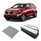 Kit Filtros Ar Motor + Ar Condicionado Kia Sportage 2.0 Flex