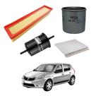 Kit Filtros Óleo Renault Sandero 2008 A 2014 WKL266 Wega