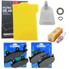 Kit Filtros, Pastilha, Vela Fazer 250 Até 2015 Gasolina