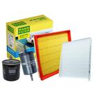 KIT FILTROS REVISAO (AR/CABINE/COMBUSTIVEL/OLEO) para VW POL