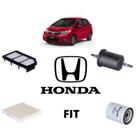 KIT FILTROS REVISÃO HONDA FIT 1.5 16V 2009 à 2013 - Tecfil/Wega
